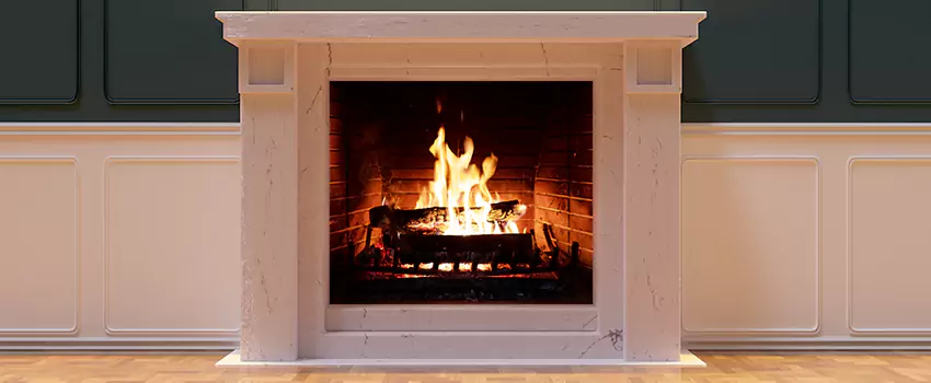 Decorative Electric Fireplace Installation in Fullerton, California