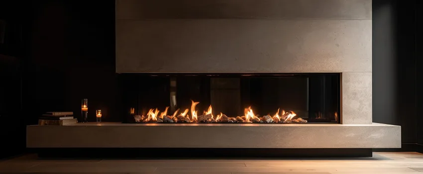 Gas Fireplace Ember Bed Design Services in Fullerton, California