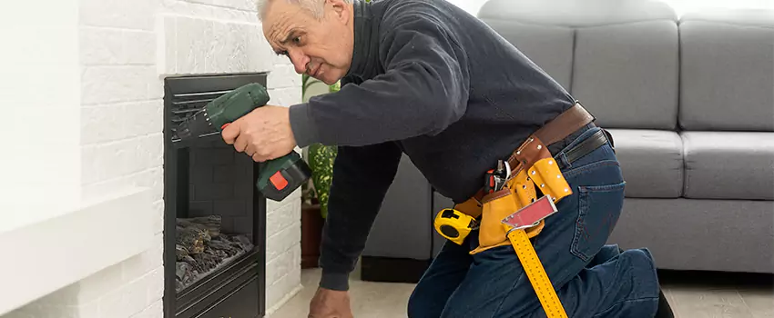 New Indoor Fireplace Installation in Fullerton, California