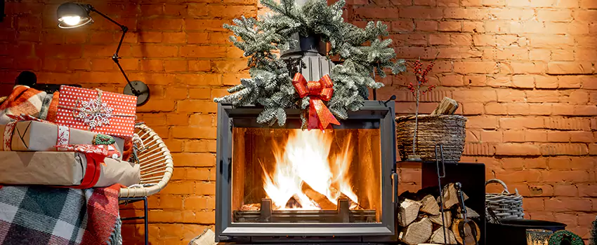 Travis Industries Linear Gas Fireplace Installation in Fullerton, California