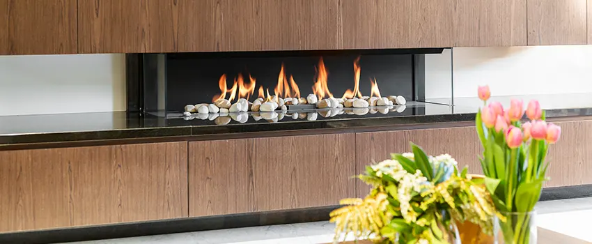 Double-height Fireplace Design Refurbishment in Fullerton, California