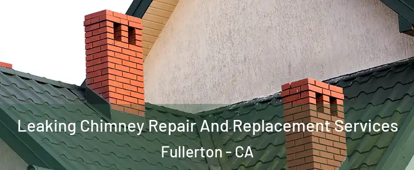Leaking Chimney Repair And Replacement Services Fullerton - CA
